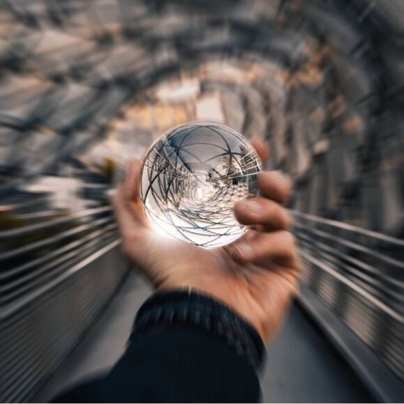 80 mm Photography Lensball & Stand NIB - Picture 2 of 6